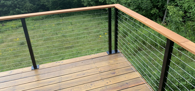 Installing Deck Cable Railing in Sunland-Tujunga, CA